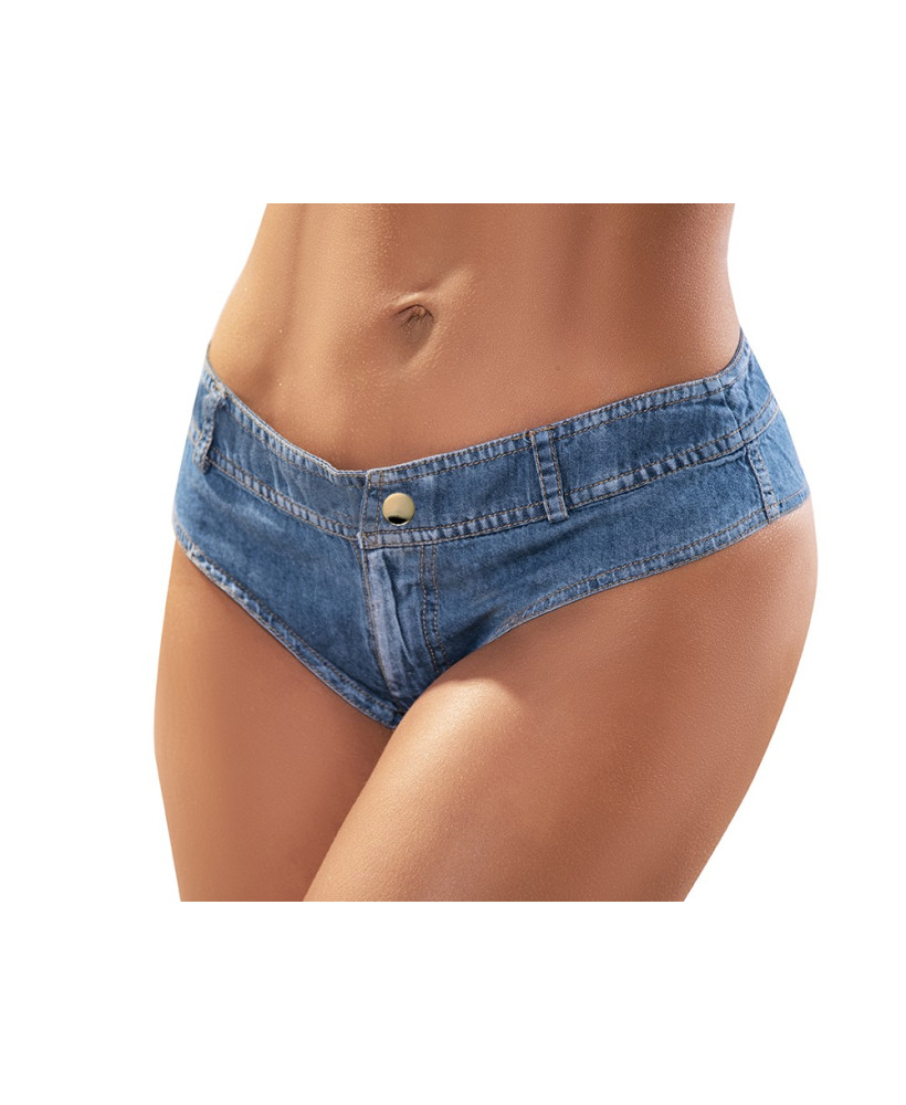 Micro short imitation jean 